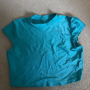 TNA Teal Casual Top